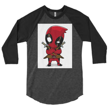 3/4 sleeve raglan Deadpool T-shirt for Men