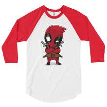 3/4 sleeve raglan Deadpool T-shirt for Men