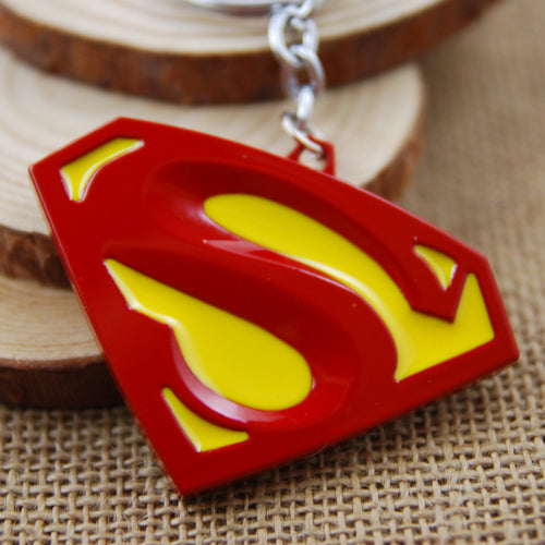 Classic Hot 3D Superman Logo Metal Keychain/Pendant
