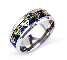 Men's Fashion Superman Stainless Steel Ring 4 Colors