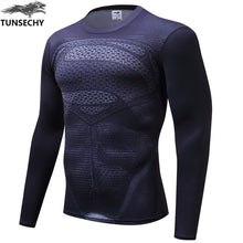 Superman Tight Long Sleeve T-Shirt for Men