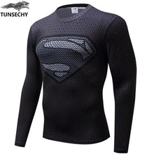 Superman Tight Long Sleeve T-Shirt for Men