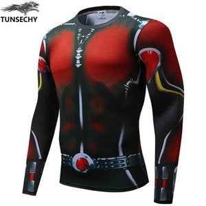 Superman Tight Long Sleeve T-Shirt for Men