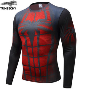 Superman Tight Long Sleeve T-Shirt for Men