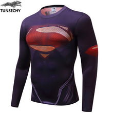 Superman Tight Long Sleeve T-Shirt for Men