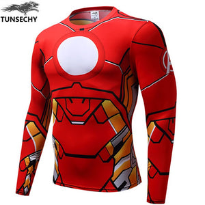 Superman Tight Long Sleeve T-Shirt for Men