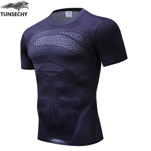 Superman Tight Long Sleeve T-Shirt for Men