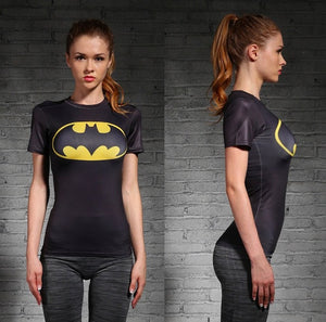 Superman Fitness Tshirt for Women/Girl