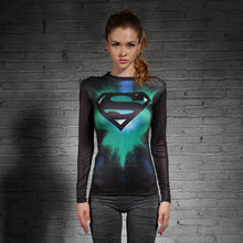 Superman/Batma Long Sleeve T Shirt for Girl/Women