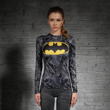 Superman/Batma Long Sleeve T Shirt for Girl/Women
