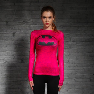 High quality Long Sleeve Superman T-shirt for Women