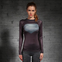 High quality Long Sleeve Superman T-shirt for Women