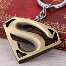 Movie Superman Keychain Superhero S Logo