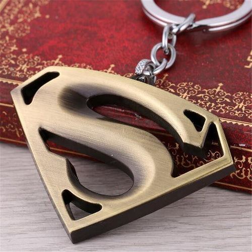 Movie Superman Keychain Superhero S Logo