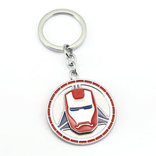 Superman Spider Man Rotatable Keychain Car Key Chain
