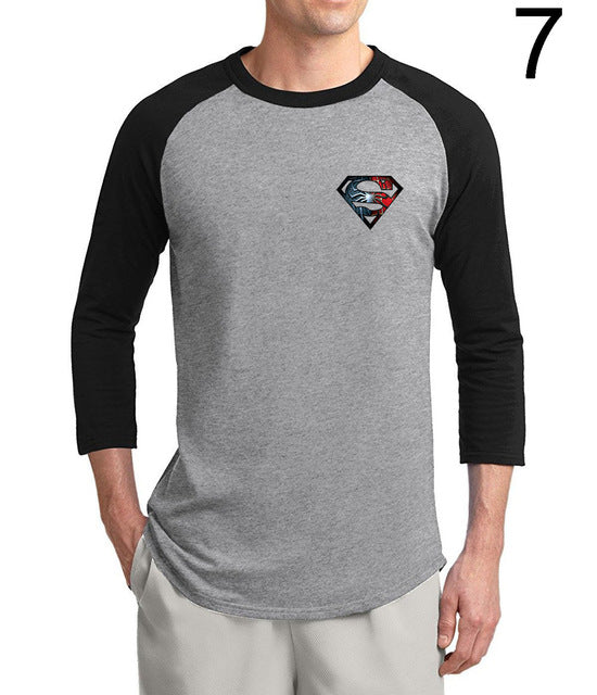 Superman Series Three Quarter Sleeve T-Shirt for Men