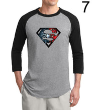 Superman Series Three Quarter Sleeve T-Shirt for Men
