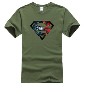New MMA Fitness Superman T-shirt for Men